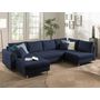 Voir la diapositive 1 : LISA DESIGN Rune - canapé panoramique - 7 places - style scandinave - droit
