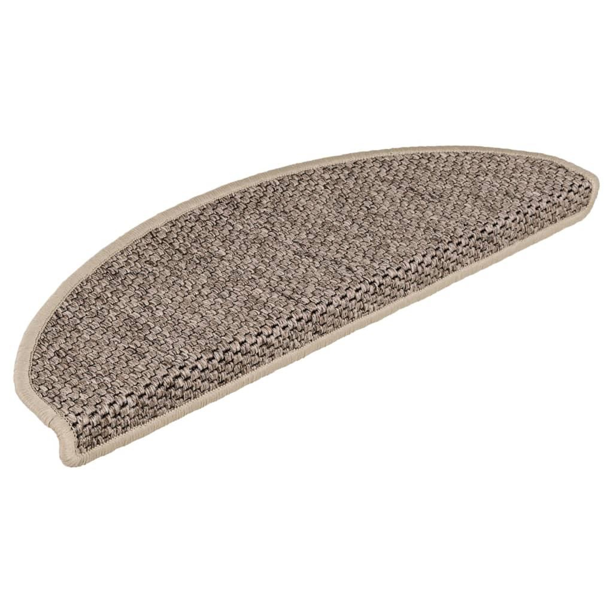Voir la diapositive 3 : VIDAXL Tapis d'escalier autocollants 15 pcs 65x21x4 cm Beige fonce