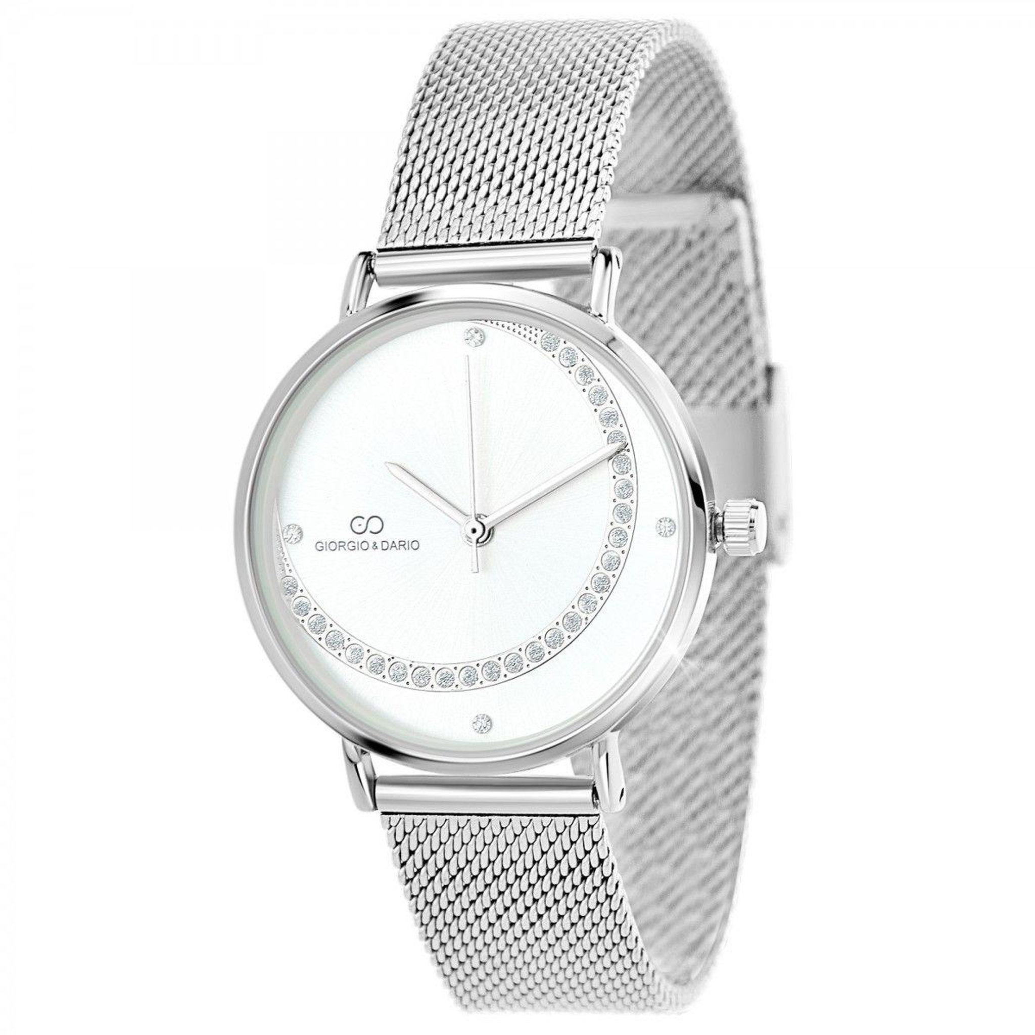 SC CRYSTAL Montre Clélia élégante ornée de Cristaux scintillants par SC Crystal