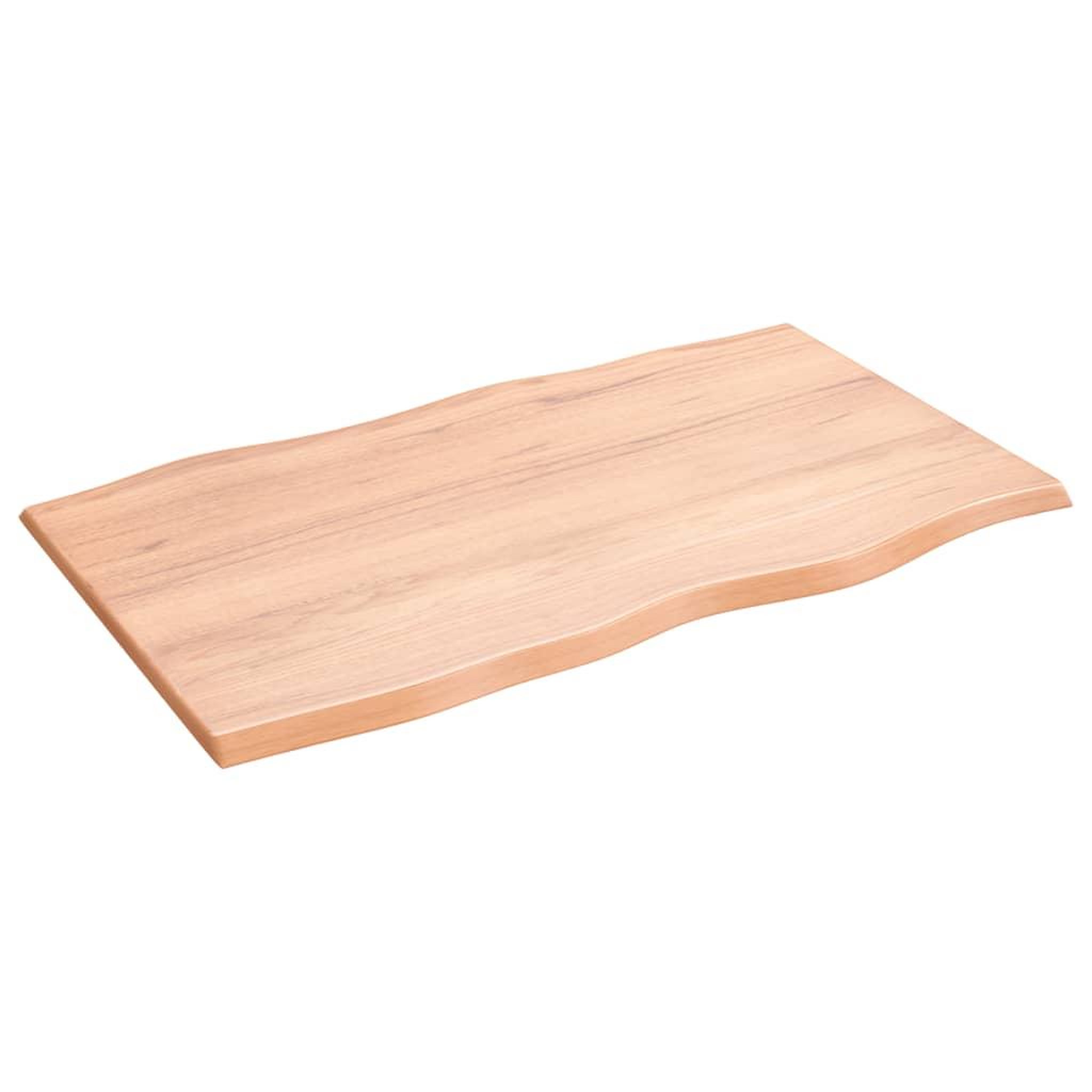 Voir la diapositive 4 : VIDAXL Dessus de table bois chene massif traite bordure assortie