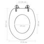 Voir la diapositive 6 : VIDAXL Sieges de toilette avec couvercle 2 pcs MDF Vert Gouttes d'eau