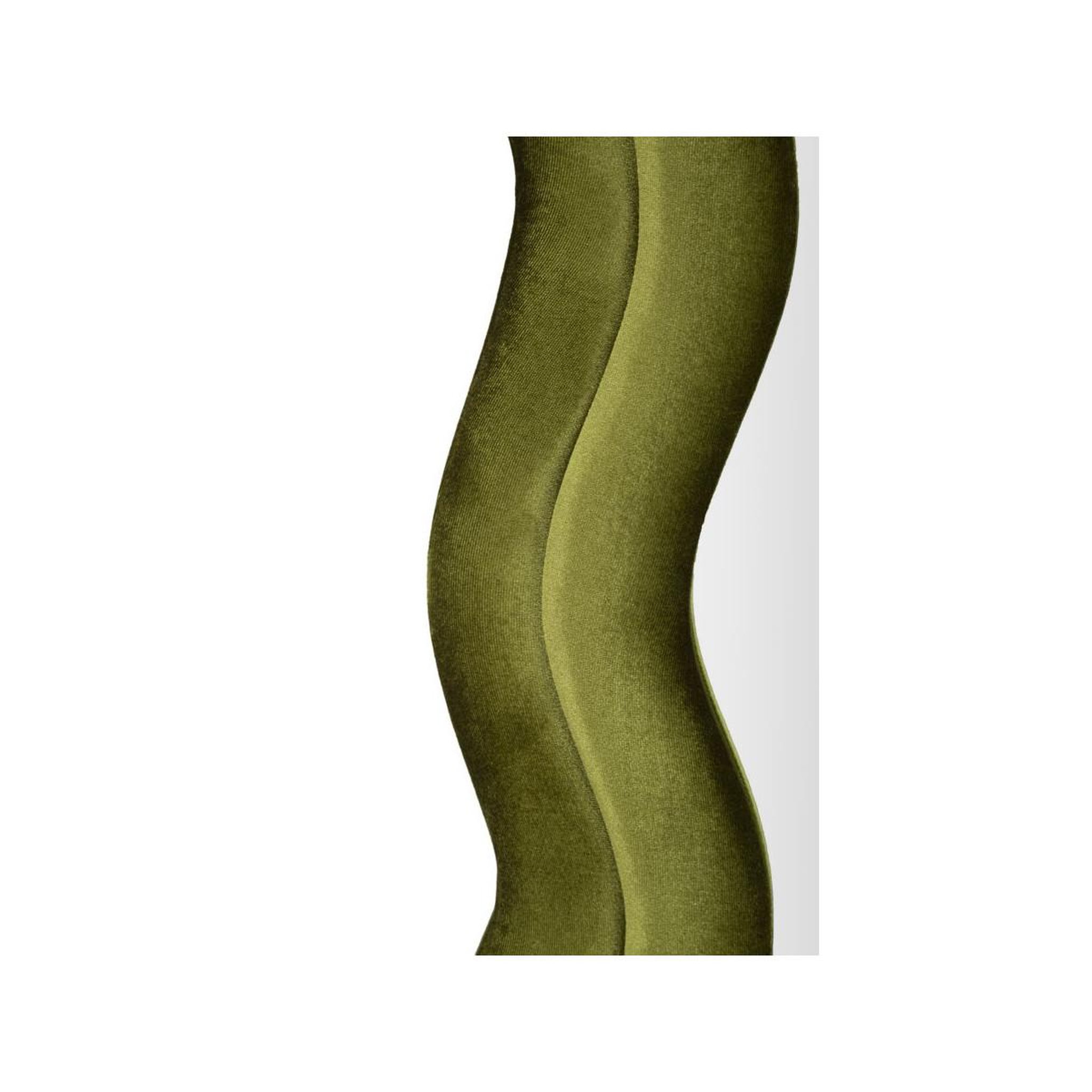 Voir la diapositive 3 : Paris Prix Miroir Mural en Velours  Wavy  160cm Vert