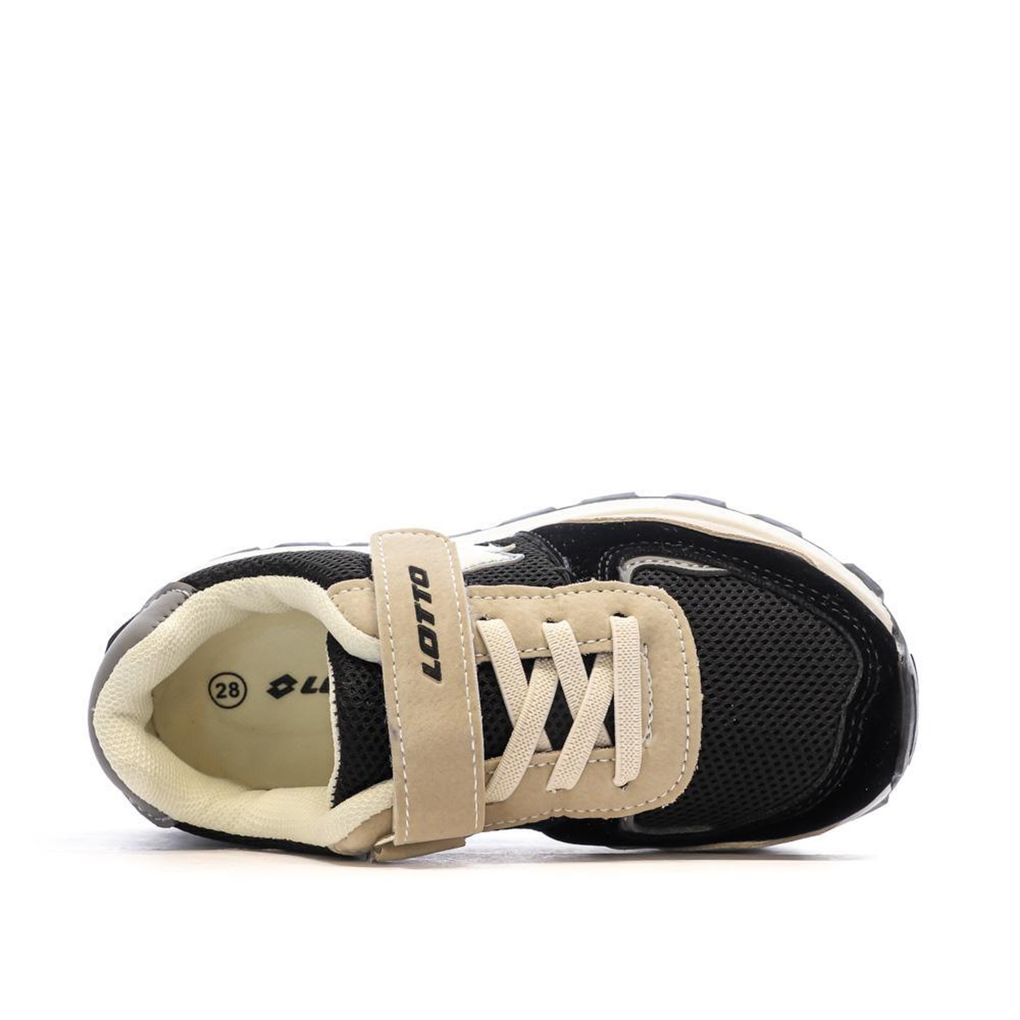 Voir la diapositive 4 : LOTTO Baskets /Beige Garçon Lotto Capri