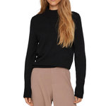 Vila Pull Noir Femme Vila Viril 14074306. Coloris disponibles : Noir