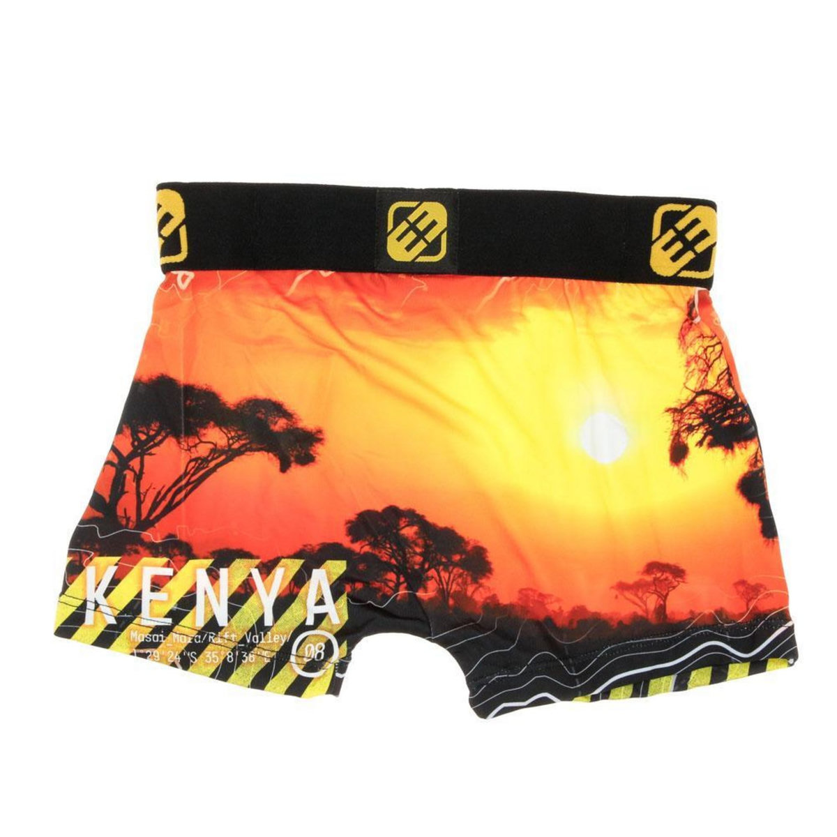 FREEGUN Boxer /Jaune à Imprimés Garçon Freegun Ken