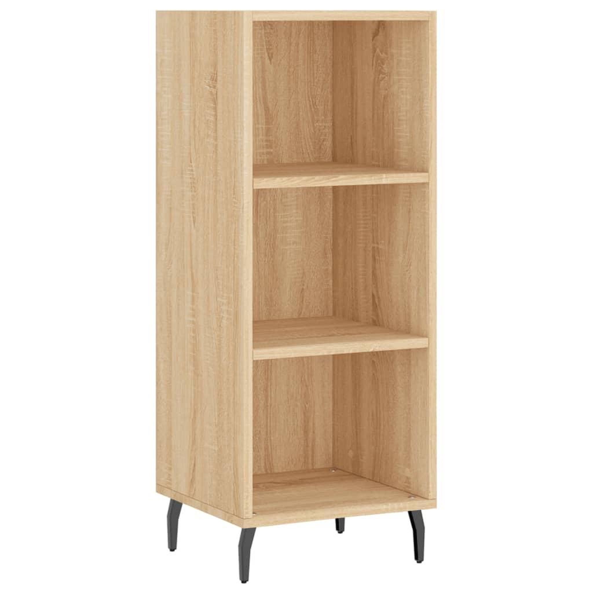 Voir la diapositive 2 : VIDAXL Buffet chene sonoma 34,5x32,5x90 cm bois d'ingenierie