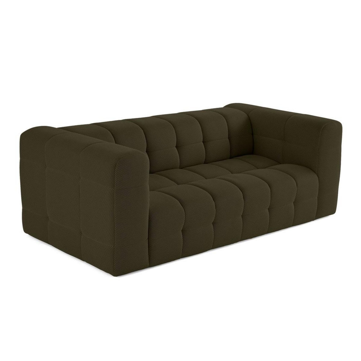 LISA DESIGN Suzano - canapé 3 places - en tissu mailles 3d