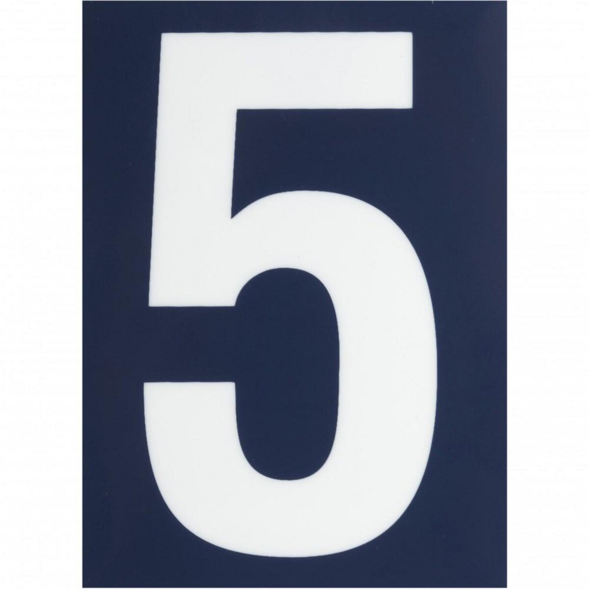 NOVAP Chiffre 5 en plastique