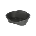 KERBL Corbeille en plastique - KERBL - Sleepers - 68,5 x 49 x 27,5 cm - Gris