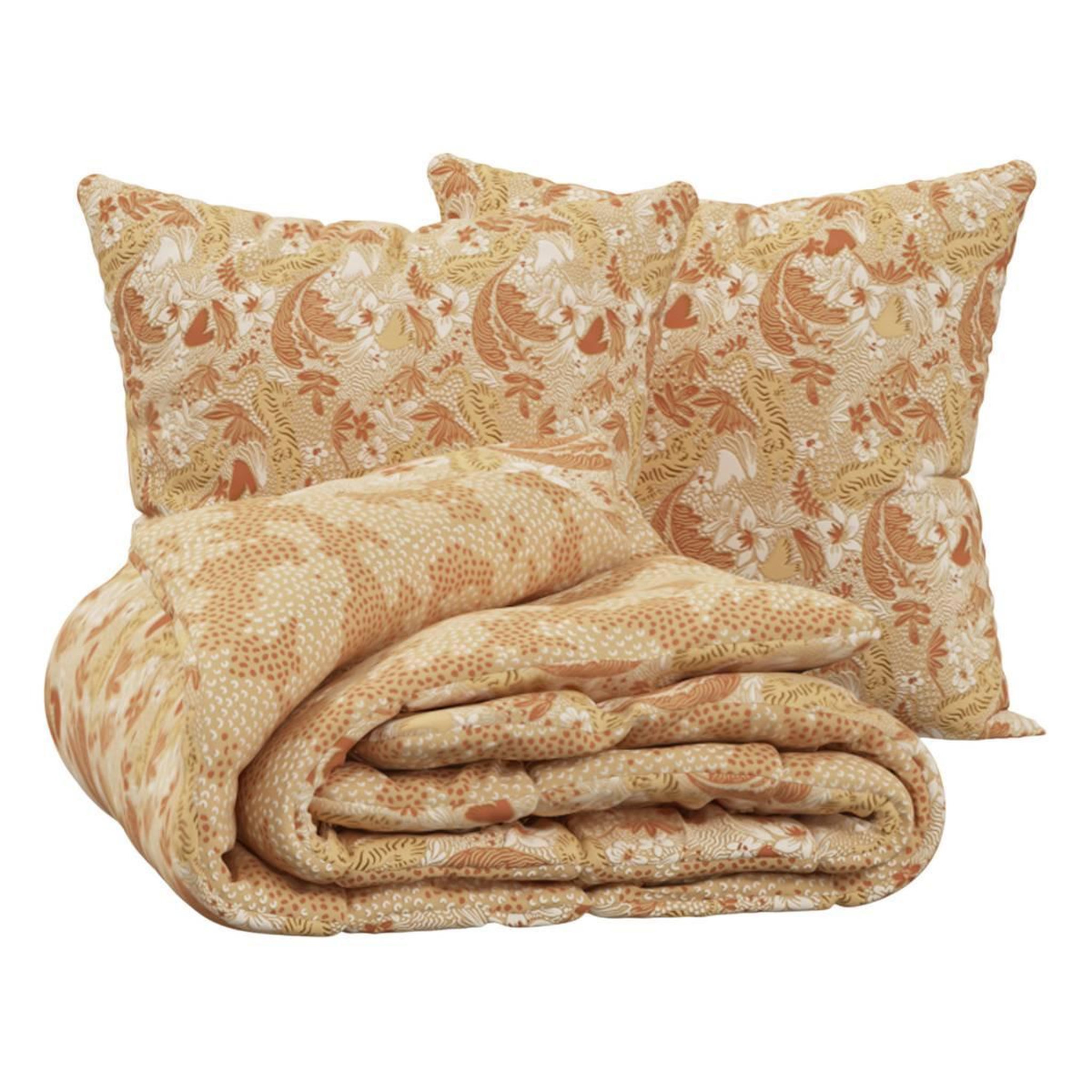 Voir la diapositive 3 : ATMOSPHERA Parure de lit 3 pièces  mialu  240x220cm ocre