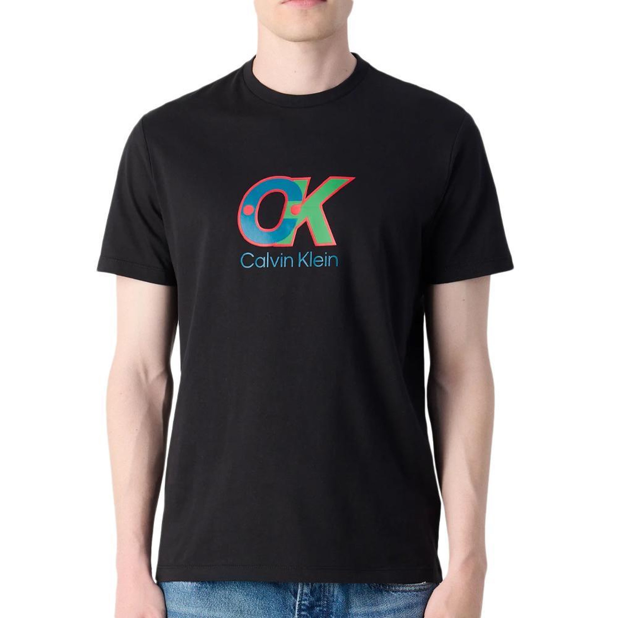 Voir la diapositive 1 : CALVIN KLEIN JEANS T-Shirt Noir Homme Calvin Klein Jeans LV04RD821G