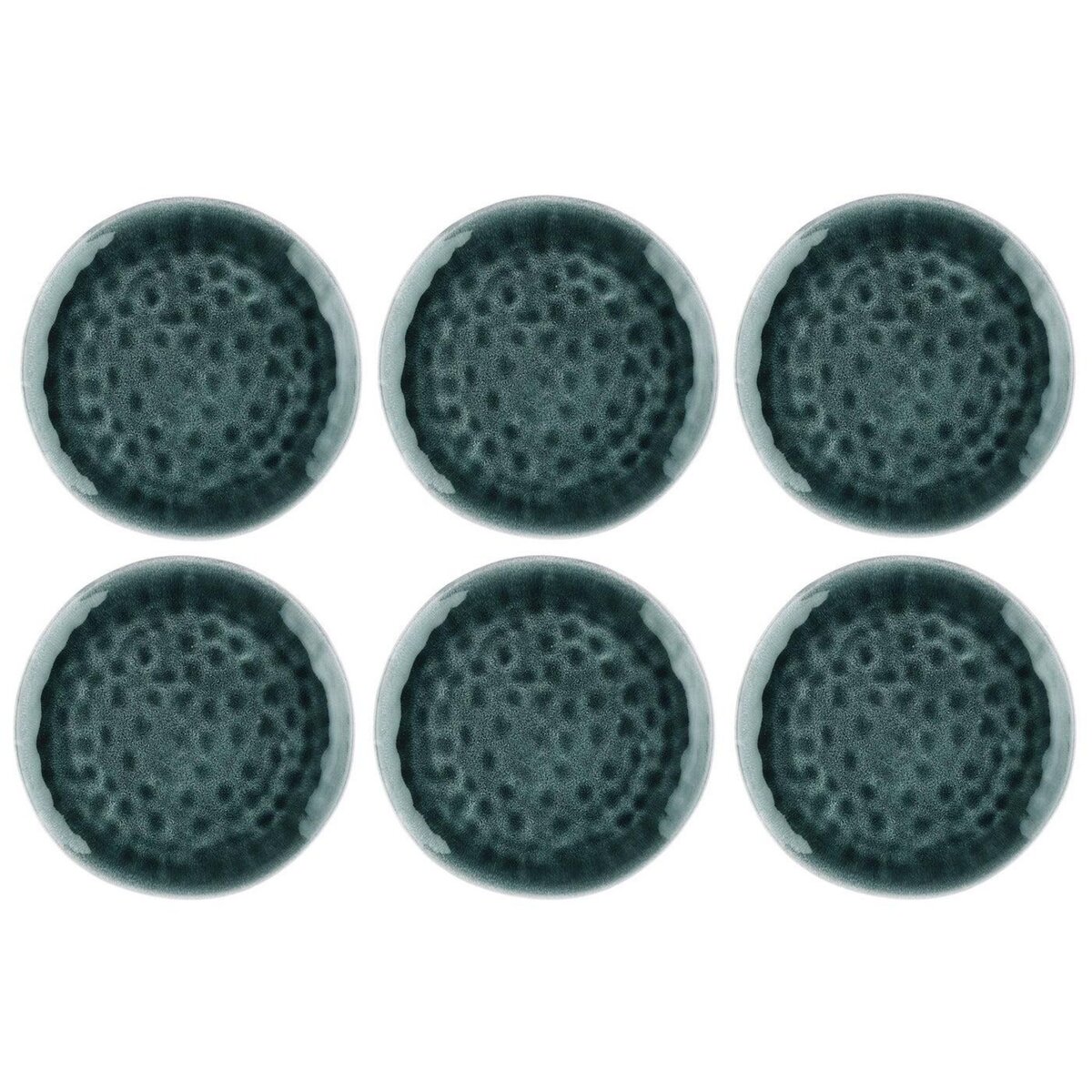 BJORN Assiette MOON Ø28,5cm - 6 pièces - Pétrole