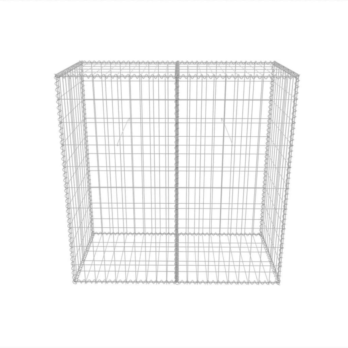 VIDAXL Panier de gabion Acier galvanise 100x50x100 cm