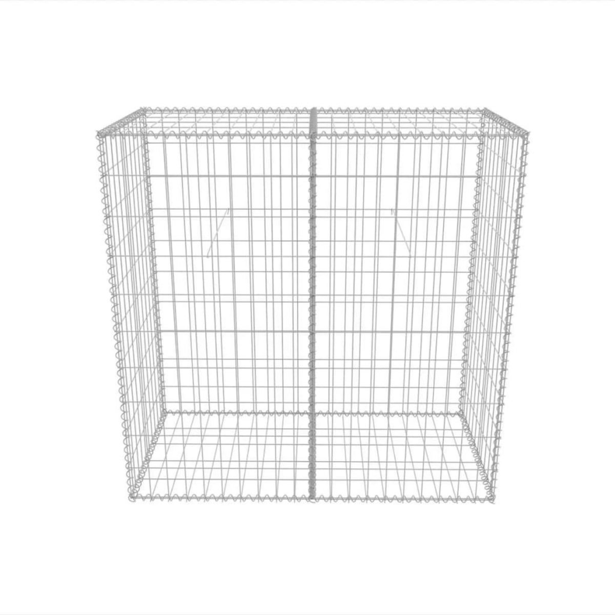 VIDAXL Panier de gabion Acier galvanise 100x50x100 cm