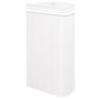 Voir la diapositive 5 : VIDAXL Panier a linge d'angle Bambou Blanc 60 L