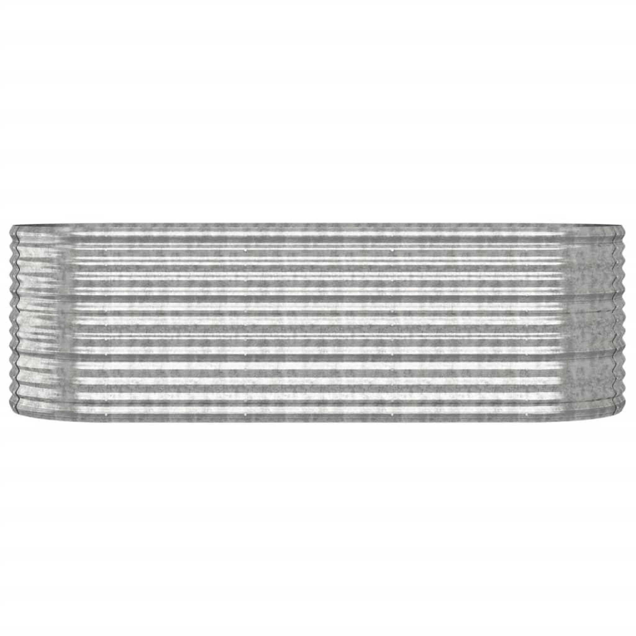 Voir la diapositive 3 : VIDAXL Lit sureleve de jardin Acier galvanise Argente