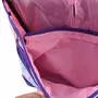 AUCHAN Cartable à roulettes 36 cm Premium LED polyester SIRENE violet et rose