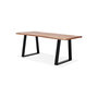 Voir la diapositive 4 : Paris Prix Table de Repas  Azimato  200cm Naturel & Noir