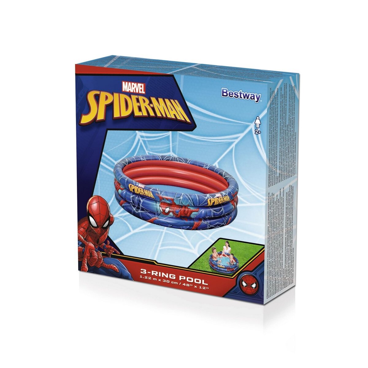SPIDERMAN Piscine gonflable pour enfants Spider Man