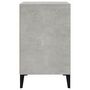 Voir la diapositive 4 : VIDAXL Armoire a chaussures Gris beton 102x36x60 cm Bois d'ingenierie