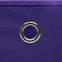 Voir la diapositive 5 : VIDAXL Boîtes de rangement avec couvercles 10 pcs 28x28x28 cm Violet