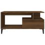 Voir la diapositive 5 : VIDAXL Table basse Chene marron 90x49x45 cm Bois d'ingenierie