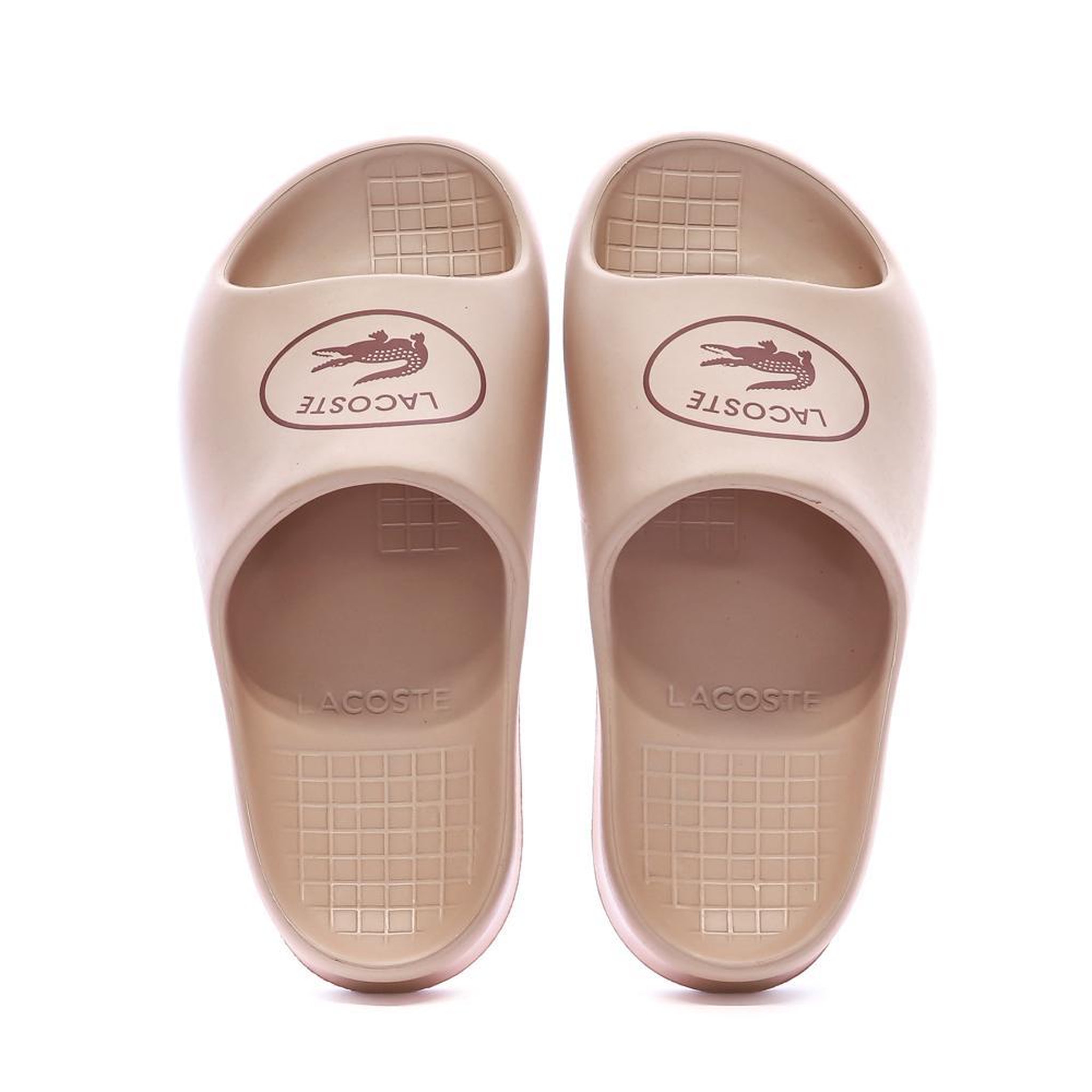 Voir la diapositive 4 : Lacoste Claquettes Vieux Rose Femme Lacoste Serve Slide 2.0