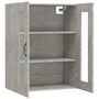 Voir la diapositive 5 : VIDAXL Armoire murale suspendue Gris beton 69,5x34x90 cm
