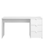 Voir la diapositive 7 : Bureau droit 3 tiroirs L150cm WHITE