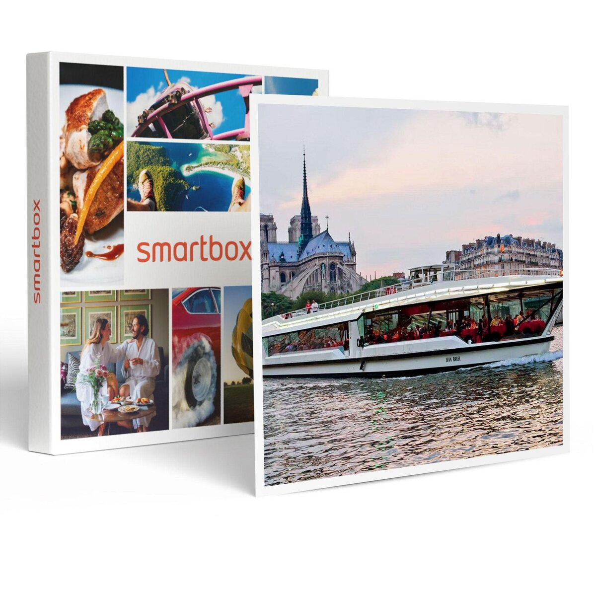 Smartbox Découverte de Paris lors d'un dîner croisière Prestige sur la Seine pour 2 adultes - Coffret Cadeau Gastronomie