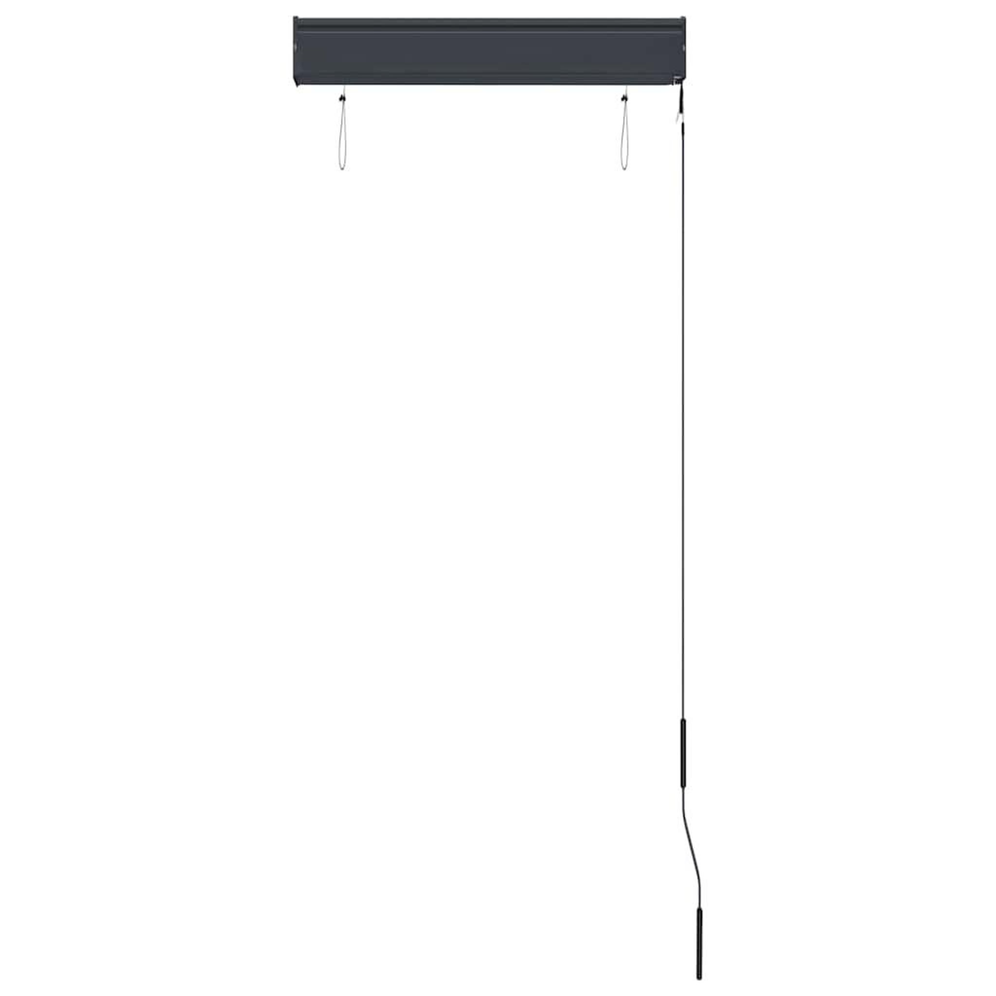 Voir la diapositive 5 : VIDAXL Store roulant d'exterieur 60x250 cm Blanc et orange