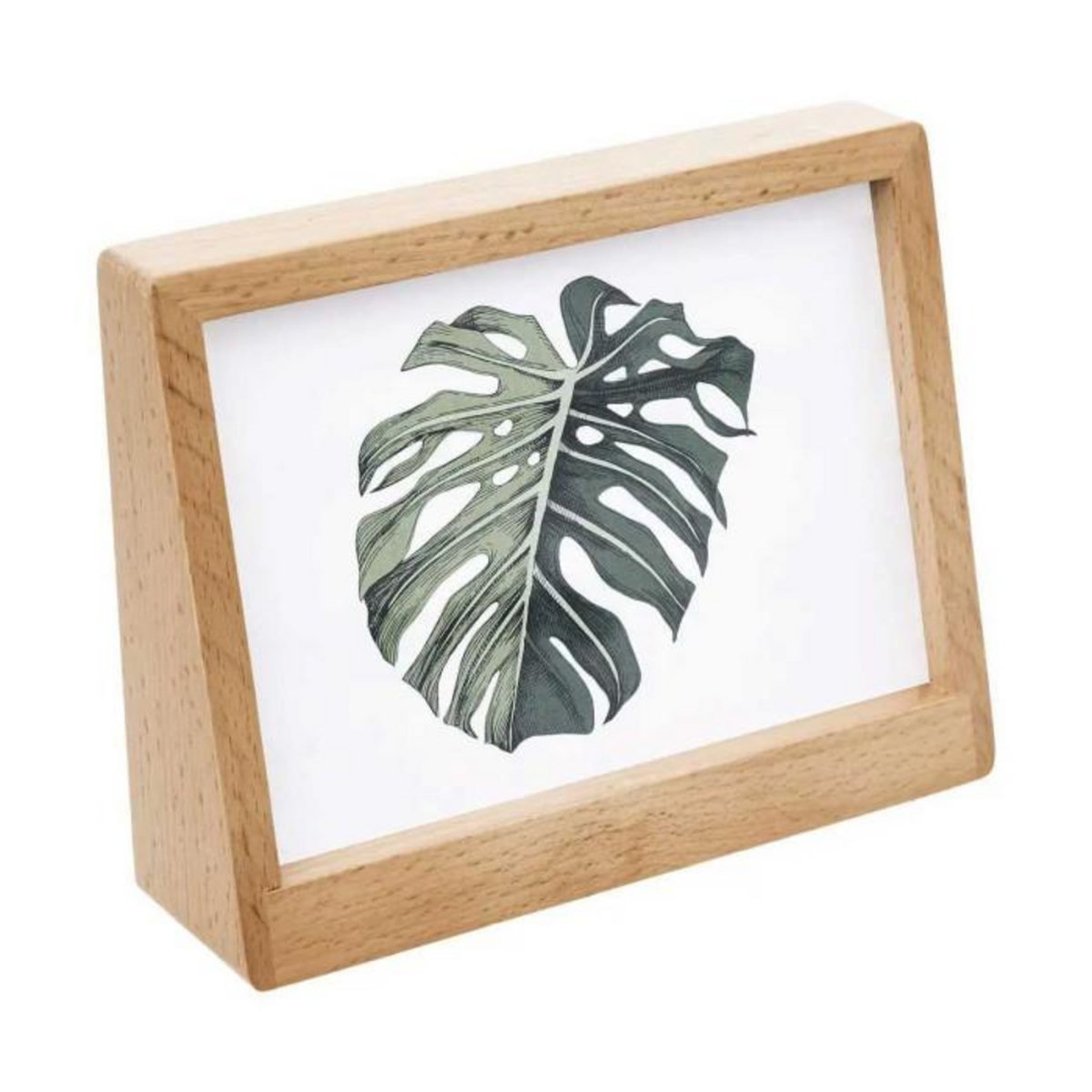 ATMOSPHERA Cadre Photo Déco  Bois Horizontal  10x15cm Beige