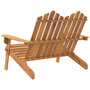 Voir la diapositive 5 : VIDAXL Banc de jardin Adirondack 126 cm bois massif d'acacia