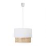 Voir la diapositive 3 : OSTARIA Suspension gigogne rotin blanc D35