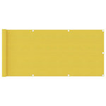 VIDAXL Ecran de balcon Jaune 75x400 cm PEHD