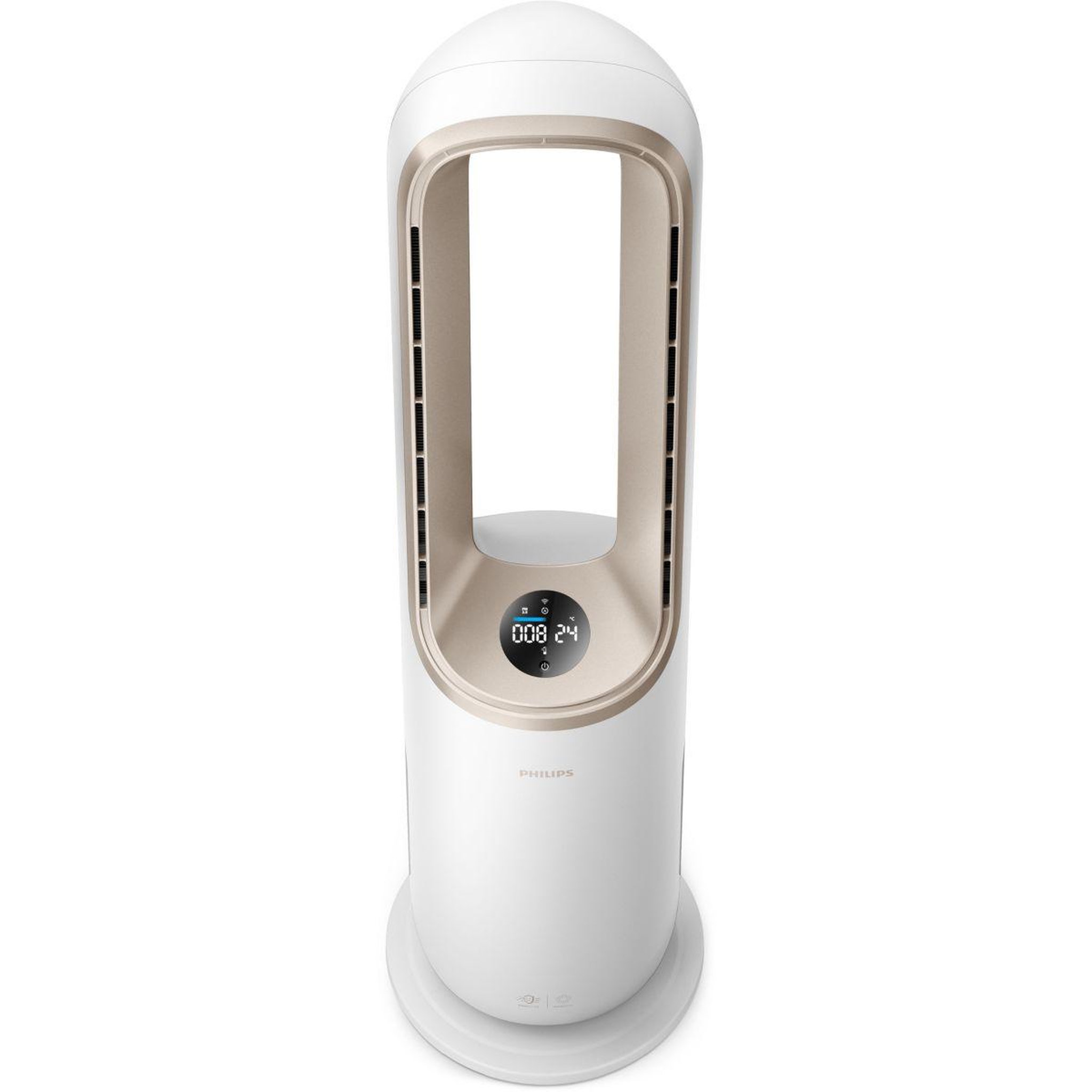 Voir la diapositive 2 : Philips Purificateur d'air, ventilateur, chauffage amf870/16 3-en-1 série 8000, jusqu'à 70 m², blanc
