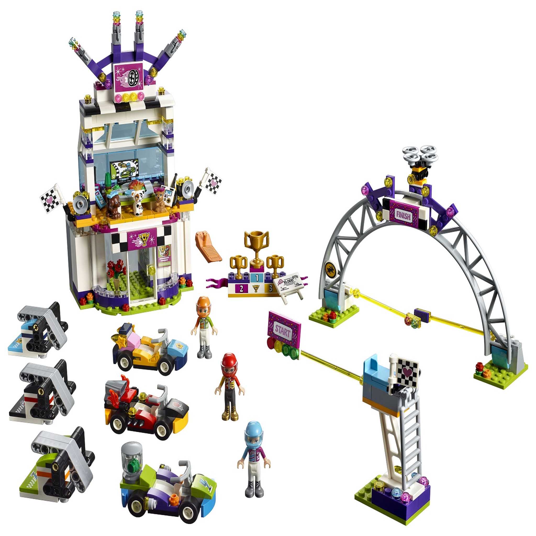 Voir la diapositive 5 : LEGO Friends 41352 - La grande course 