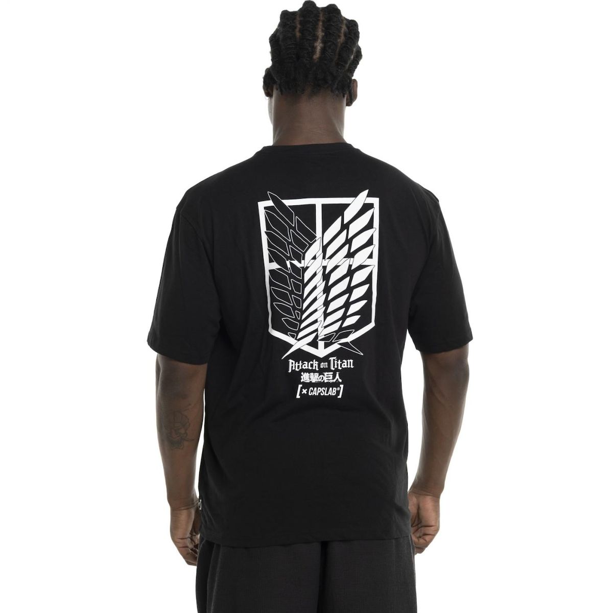 CAPSLAB T-shirt homme relax fit Attack on Titan