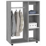 Voir la diapositive 4 : VIDAXL Garde-robe Sonoma gris 80x40x110 cm Bois d'ingenierie