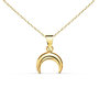 Voir la diapositive 1 : L'ATELIER D'AZUR Collier - Pendentif Or 18 Carats 750/000 Jaune  - Corne - Chaine Dorée