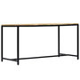 Voir la diapositive 2 : VIDAXL Table a manger 140x70x75 cm Bois de manguier massif brut