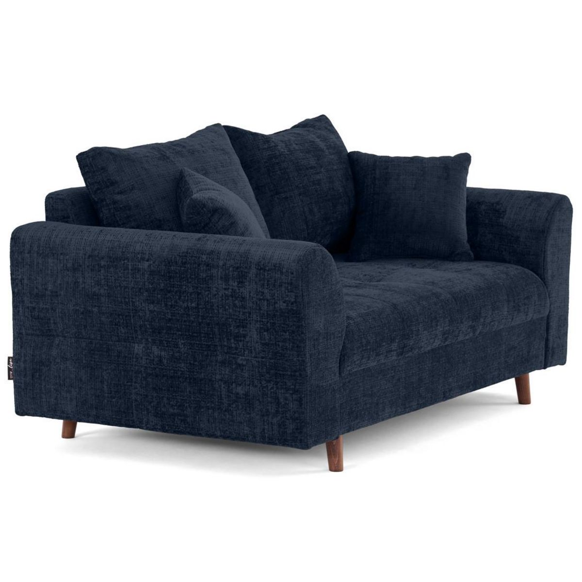 LISA DESIGN Rune - canapé droit 2 places en velours texturé