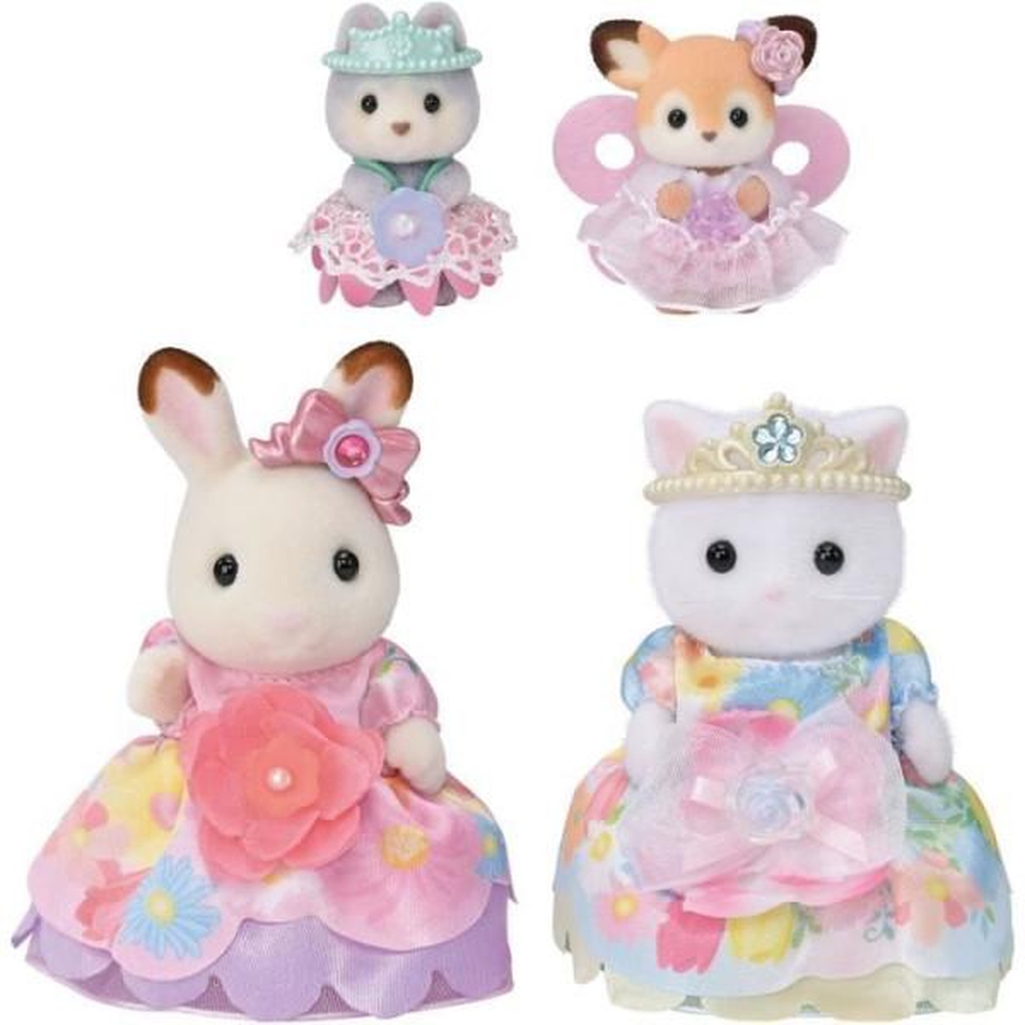 Voir la diapositive 3 : Sylvanian Families Les princesses en robes a fleurs - SYLVANIAN FAMILIES - 5809