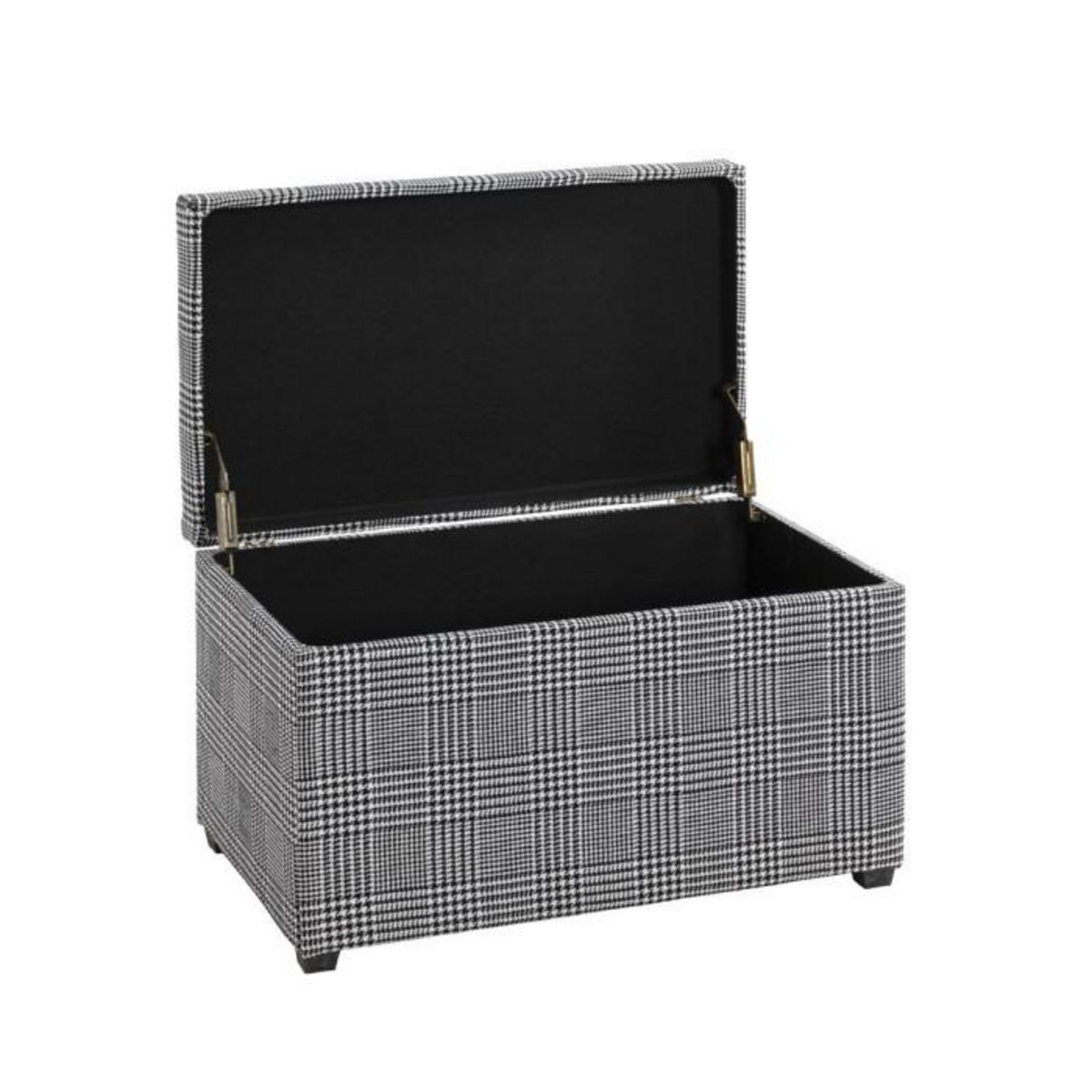 Paris Prix Coffre de Rangement  Lozima  65cm Noir & Blanc