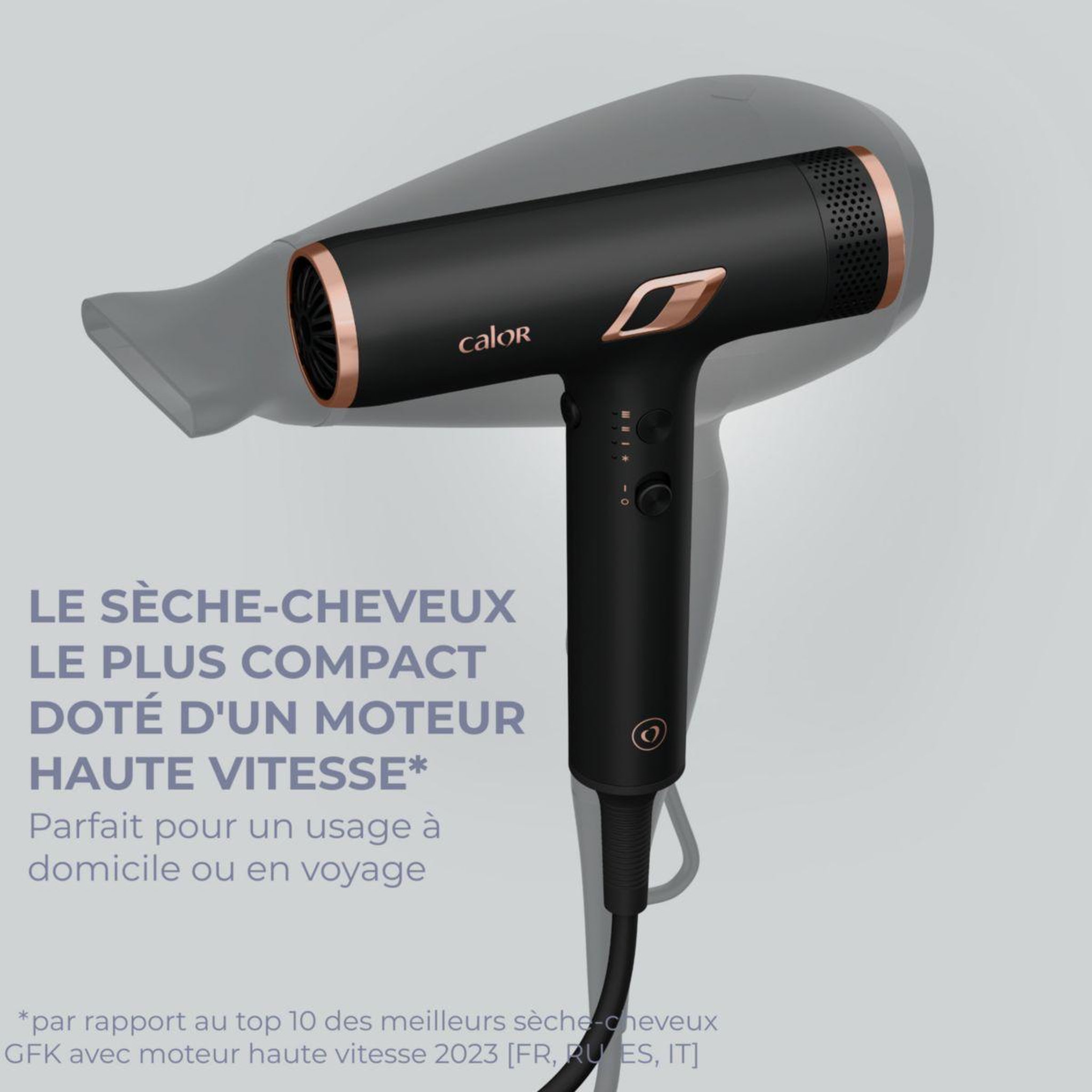Voir la diapositive 4 : CALOR Sèche cheveux professionnel nano hy8310c0