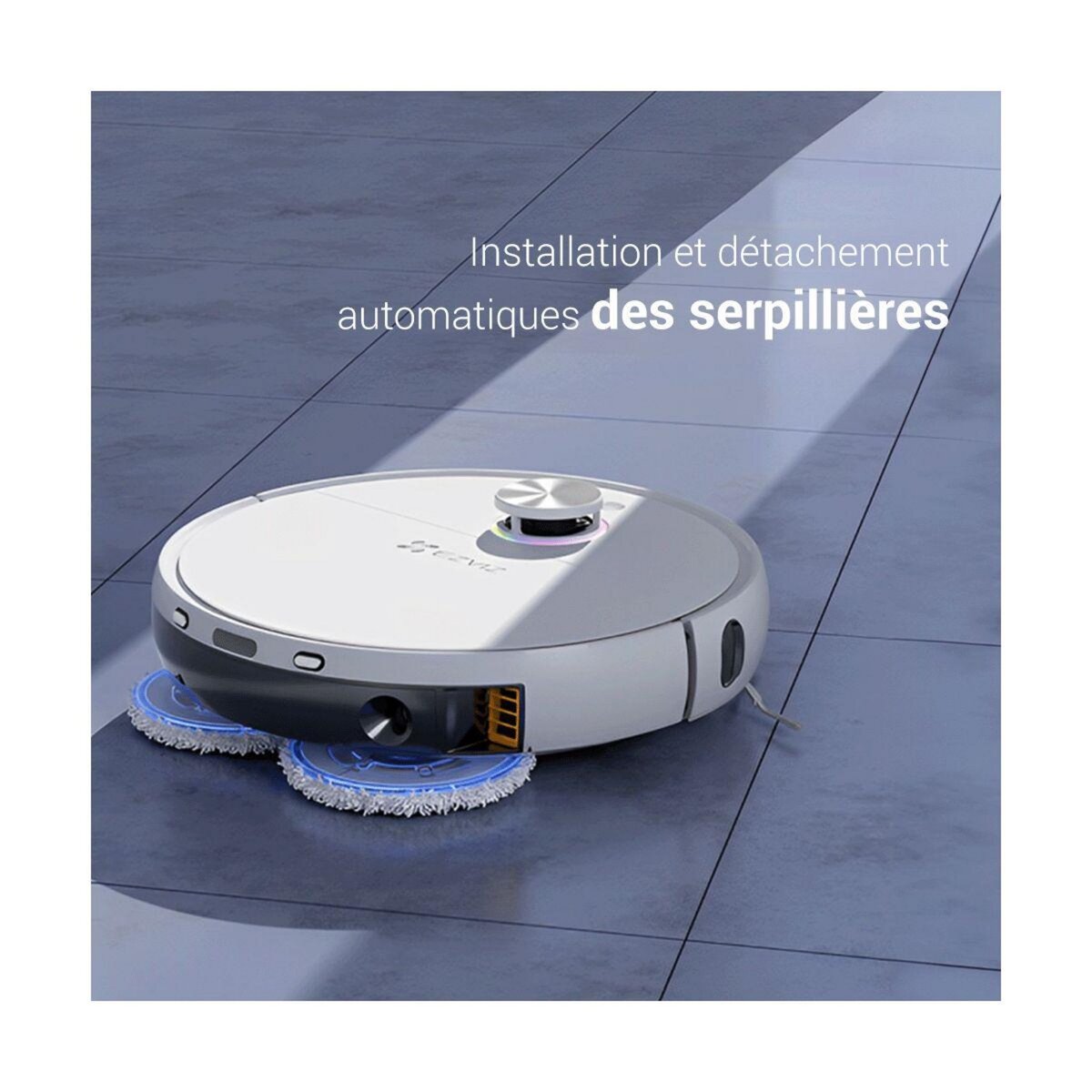 EZVIZ Robot Aspirateur Laveur RS2