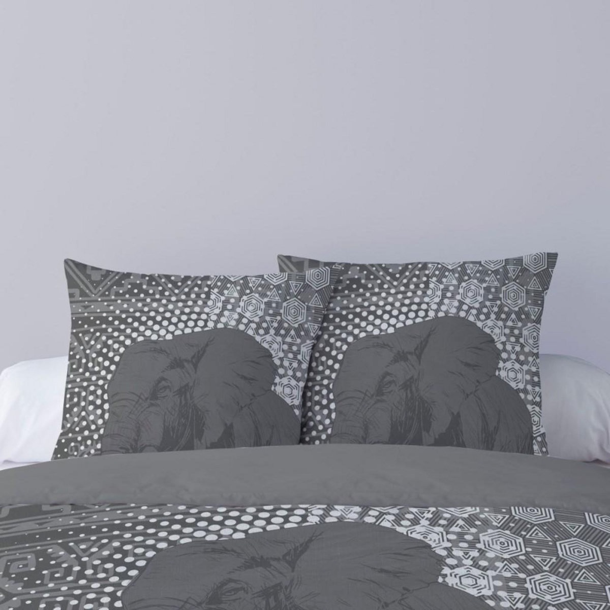 Dourev Housse de couette 240x220 SUKI + 2 taies 100% coton