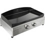 Voir la diapositive 1 : Le marquier Plancha électrique Signature Electrica 260 Inox 2 brûleurs à poser, 60x40 cm