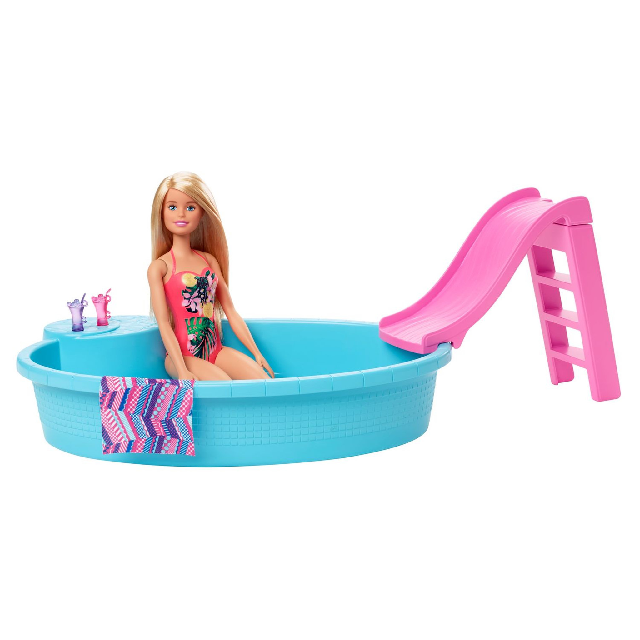 Voir la diapositive 2 : BARBIE Poupée Barbie et sa Piscine