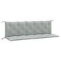 Voir la diapositive 2 : VIDAXL Coussins de banc de jardin lot de 2 gris clair melange tissu